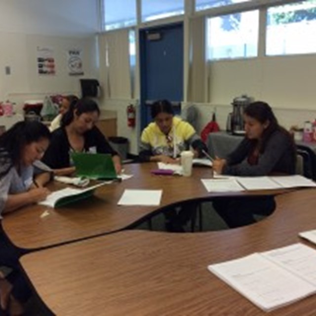 Parents learn and discuss important strategies for the success of their hard working scholars.