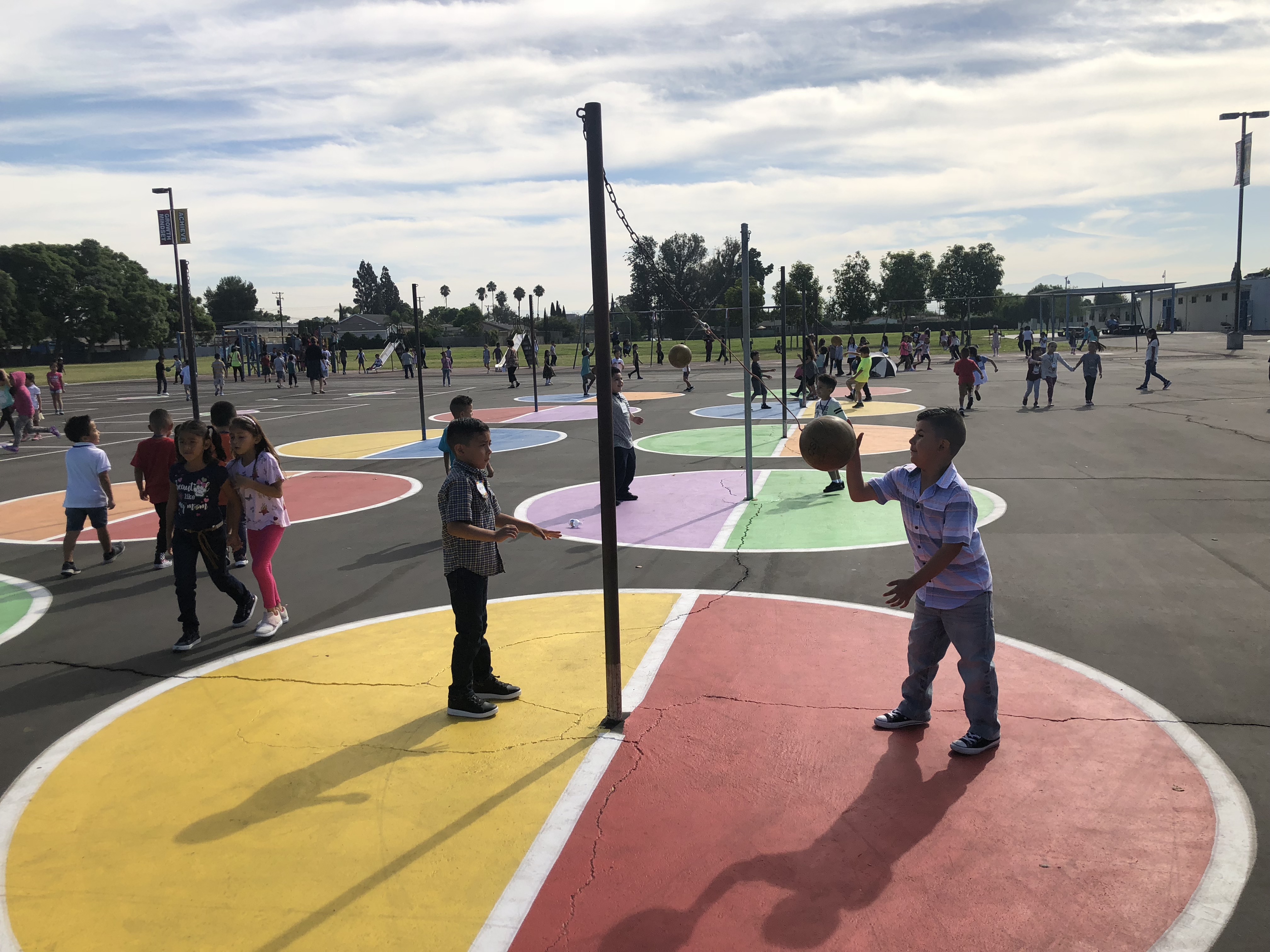 Who wants to play tetherball? 